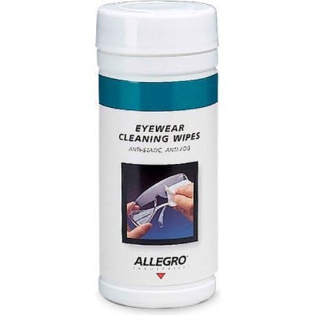 ALLEGRO INDUSTRIES Allegro 0353 Canister Lens Wipes, 100/Canister 353